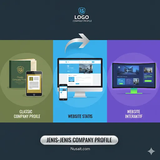 Jenis-Jenis Company Profile: Dari Cetak ke Website (Lengkap)